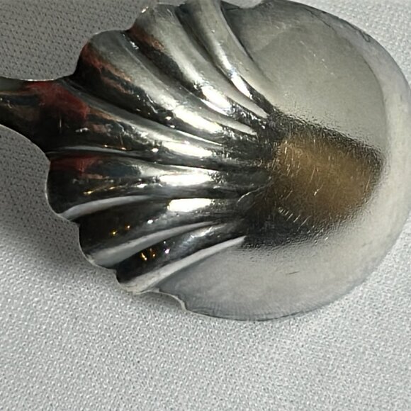 Vintage Rockford Sugar Spoon Rockport Silverplate S. P. Co 5 Star Line Flowers - Picture 8 of 11